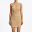 Women’s One-Shoulder Embellished Mini Dress