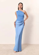 Women’s One-Shoulder Fitted Maxi Dress