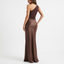 Women’s One-Shoulder Fitted Maxi Dress