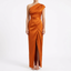 Women’s One-Shoulder Maxi Dress with Asymmetric Hem