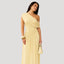 Women’s One-Shoulder Ruched Maxi Dress