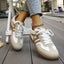 Women’s Panelled Lace-Up Everyday Sneakers