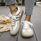 Women’s Panelled Lace-Up Everyday Sneakers