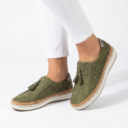 Women’s Perforated Slip-On Casual Shoes