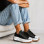 Women’s Platform Lace-Up Low-Top Sneakers
