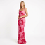 Women's Radiant Floral BodyCon Maxi Dress