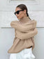Women’s Relaxed-Fit Turtleneck Knit Sweater
