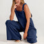 Women’s Relaxed Wide-Leg Dungaree Jumpsuit
