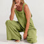 Women’s Relaxed Wide-Leg Dungaree Jumpsuit