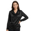 Women’s Satin Cowl Neck Long Sleeve Blouse