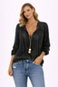 Women’s Sheer Lace Long Sleeve Blouse