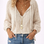 Women’s Sheer Lace Long Sleeve Blouse