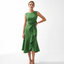 Women’s Sleeveless Draped Midi Dress