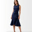 Women’s Sleeveless Draped Midi Dress