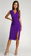 Women’s Sleeveless Pleated Midi Evening Dress
