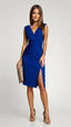 Women’s Sleeveless Pleated Midi Evening Dress