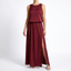 Women’s Sleeveless Round Neck Maxi Dress with Side Slit