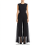Women’s Sleeveless Round Neck Wide-Leg Jumpsuit