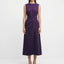Women’s Sleeveless Round Neck Wrap Midi Dress