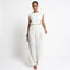 Women’s Sleeveless Top and Pleated Wide-Leg Pants Set