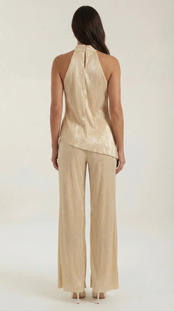 Women’s Sleeveless Top and Wide-Leg Pants Set