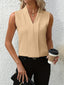 Women’s Sleeveless V-Neck Blouse