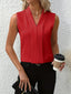 Women’s Sleeveless V-Neck Blouse