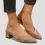 Women’s Slingback Pointed-Toe Block Heels