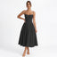 Women’s Spaghetti Strap Fit & Flare Midi Dress