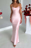 Women’s Spaghetti Strap Fitted Maxi Dress