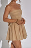 Women’s Strapless Flared Mini Dress