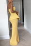 Women’s Strapless Peplum Maxi Dress