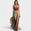 Women’s Strapless Pleated Maxi Dress