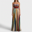 Women’s Strapless Pleated Maxi Dress