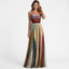 Women’s Strapless Pleated Maxi Dress