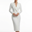 Women’s Structured Lapel Midi Blazer Dress