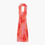 Women’s Sunset Ombre Flow Maxi Dress with Draped V Neckline