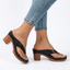 Women’s Thong Strap Low Heel Slide Sandals