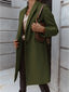 Women’s Timeless Long Coat with Tailored Fit
