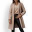 Women’s Timeless Long Coat with Tailored Fit
