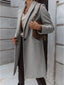 Women’s Timeless Long Coat with Tailored Fit