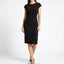 Women’s Twisted Front Short Sleeve Midi Dress