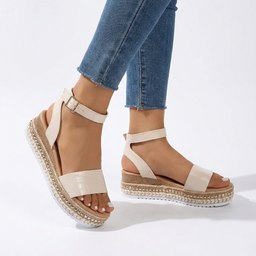Women’s Adjustable Ankle Strap Platform Sandals
