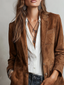 Women's Blazer | Button-Down Front, Notch Lapels 2