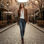 Women's Blazer | Button-Down Front, Notch Lapels 5
