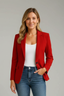 Women's Blazer | Notched Lapel, Single-Button Closure 2
