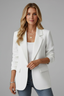 Women's Blazer | Notched Lapel, Single-Button Closure 8