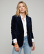 Women's Blazer | Velvet Texture, Structured Shoulders 3