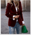 Women's Blazer | Velvet Texture, Structured Shoulders 6