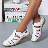 Women’s Closed-Toe Sandals | Adjustable Hook-and-Loop Strap 0